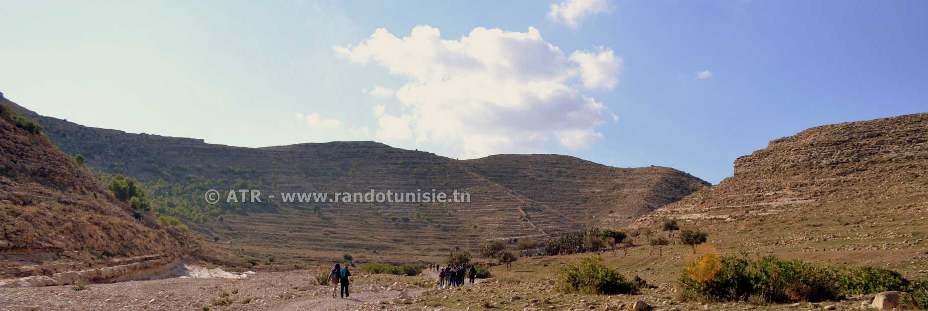 Randonnée à Ain Khanfous Oueslatia - paysage