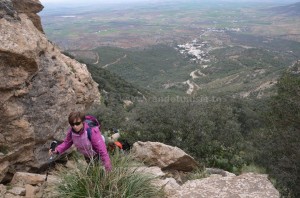 randonnée à djebel serj