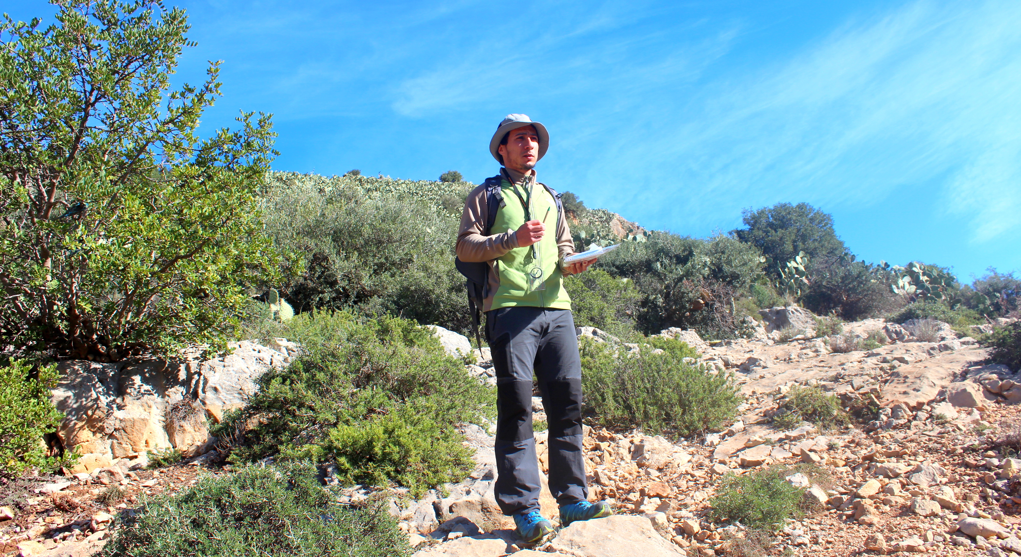 Iskander Chetioui animateur de montagne certifié de l'ATR